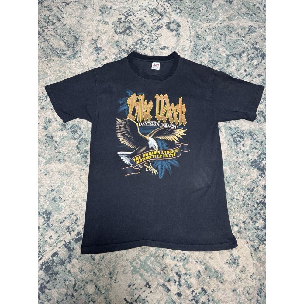 Vintage 55th Annual 1996 Bike Week T Shirt Daytona Beach Motorcycle Mens Sz XL